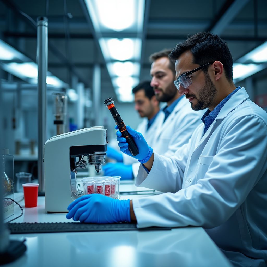 Laboratorio de calidad YPF